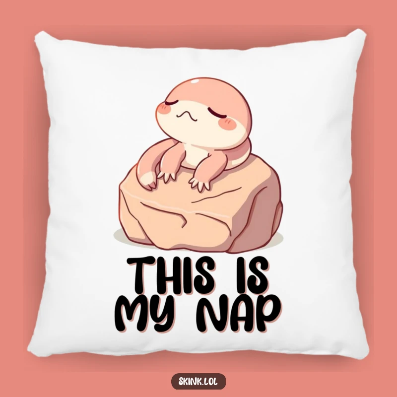 Funny Skink Pillow: Lounge in Comfort with This Hilarious Sunbather!