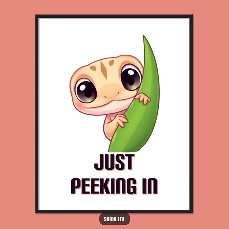 Funny Skink Digital Art: Instant Whimsical Decor for Your Comical Space!