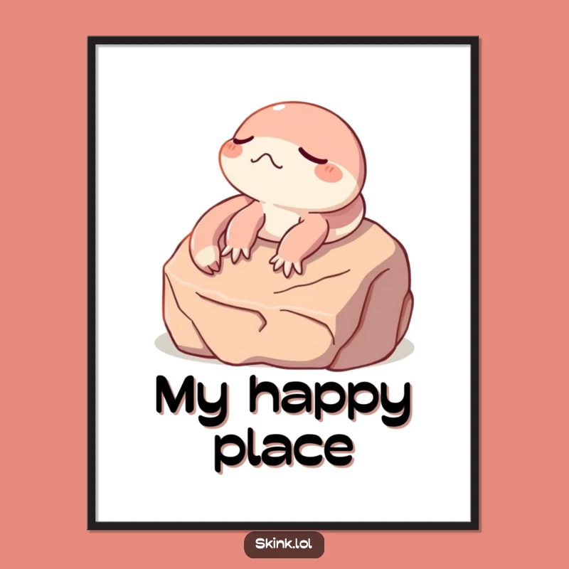 Funny Skink Digital Art: Instant Relaxing Decor for Your Comical Space!